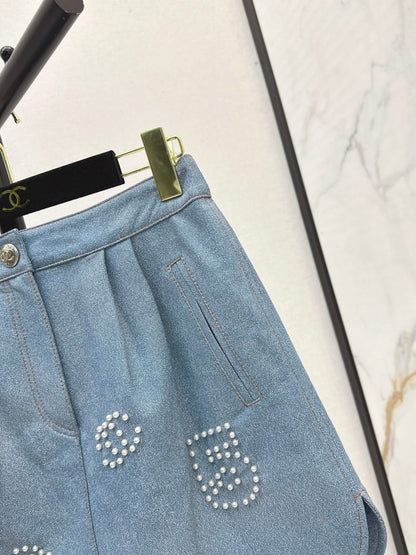 Chan 25FW denim skirt
