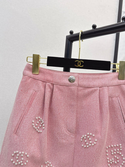 Chan 25FW denim skirt