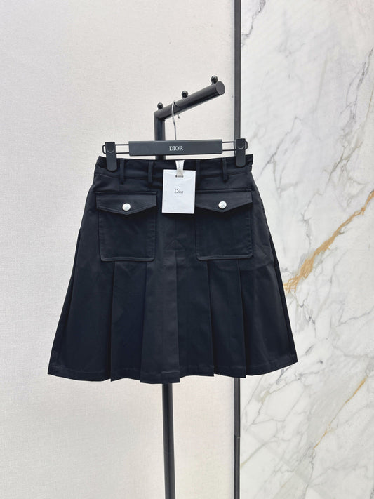 CD 25fw pleated skirt