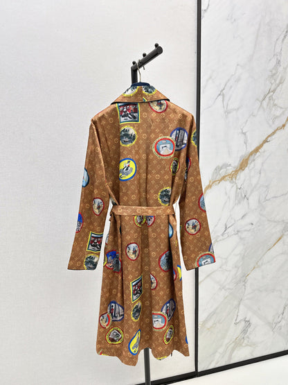 Louis 25fw Nightgown-style trench coat