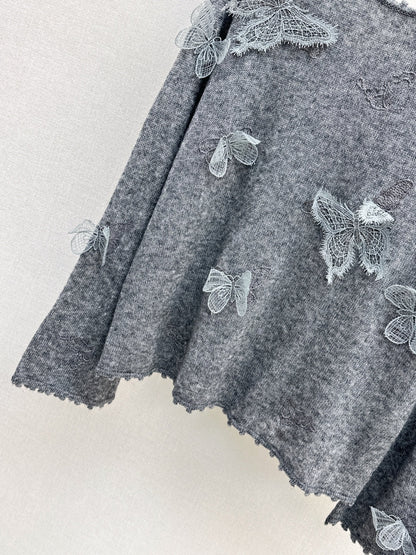 CD New butterfly embellished shirt