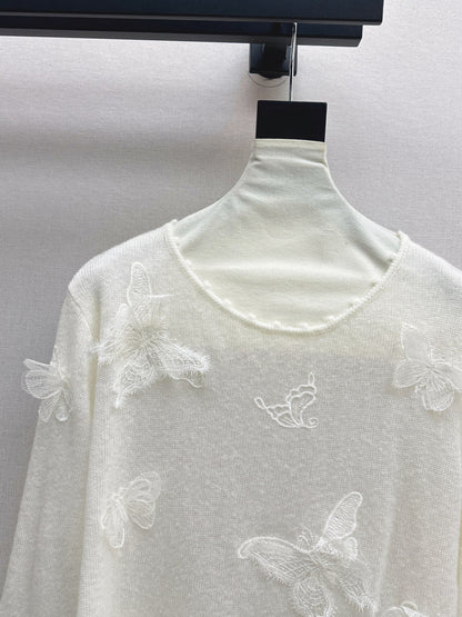 CD New butterfly embellished shirt