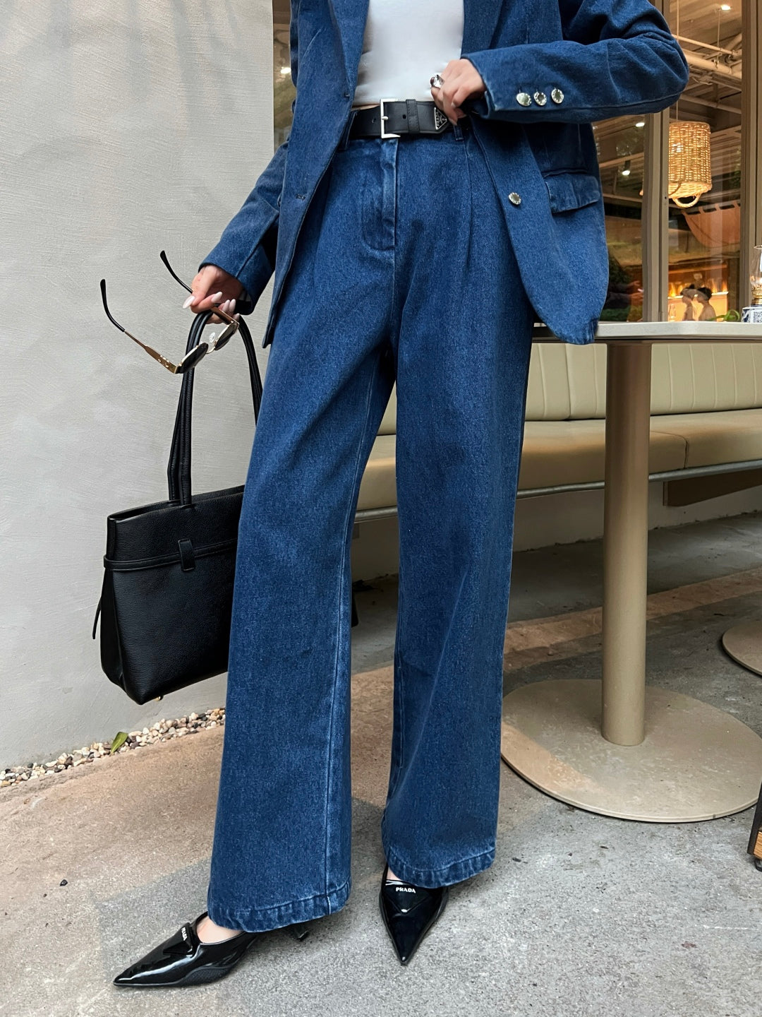 Pra New belt embellished jeans