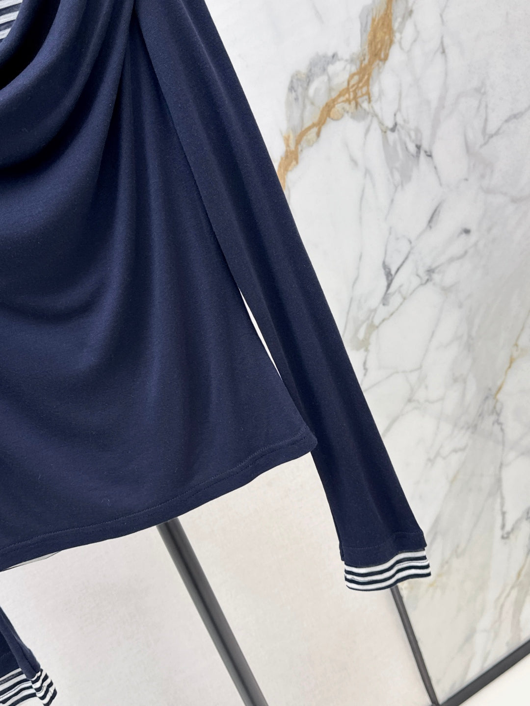 Chan New Striped bottoming shirt