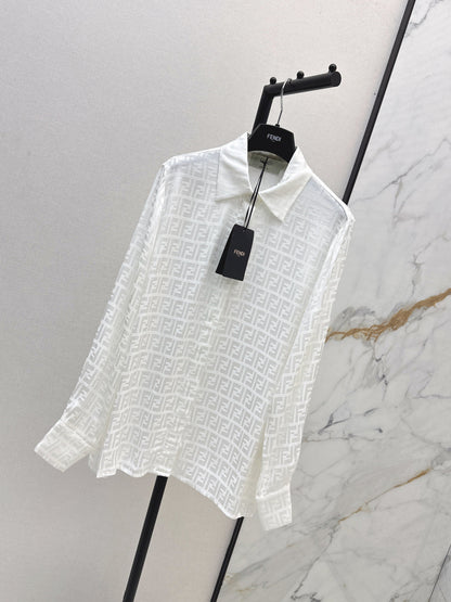 Fend New jacquard shirt