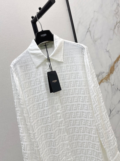 Fend New jacquard shirt