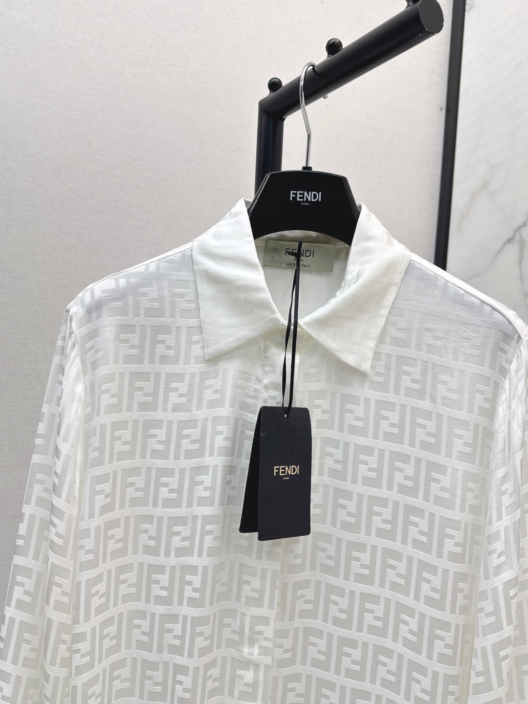 Fend New jacquard shirt