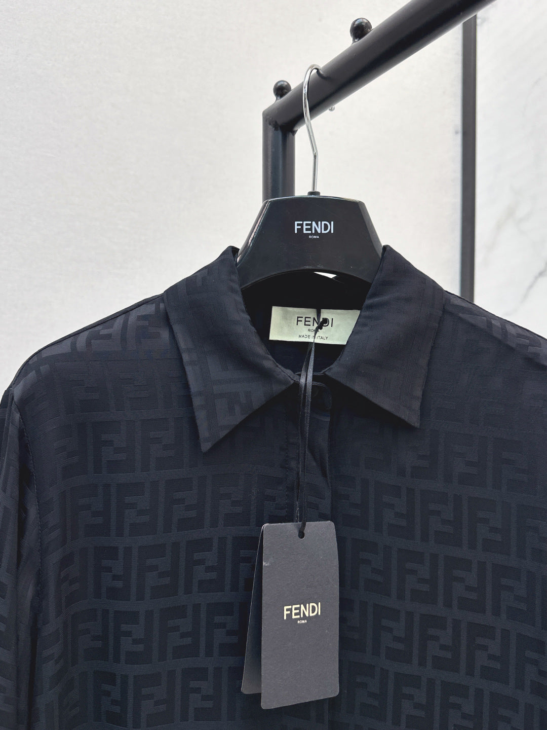 Fend New jacquard shirt