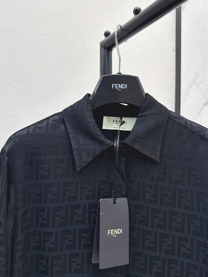 Fend New jacquard shirt