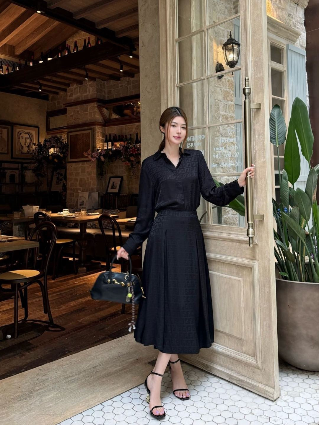 Fend New jacquard shirt