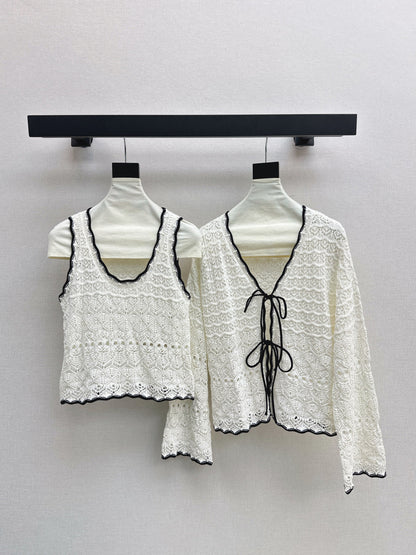 Chan New Hollow two-piece set