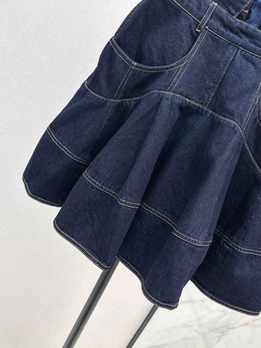 Zimm New Short denim skirt