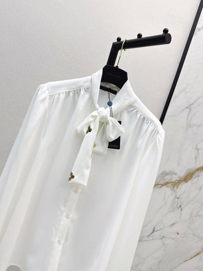 Louis  New ribbon shirt