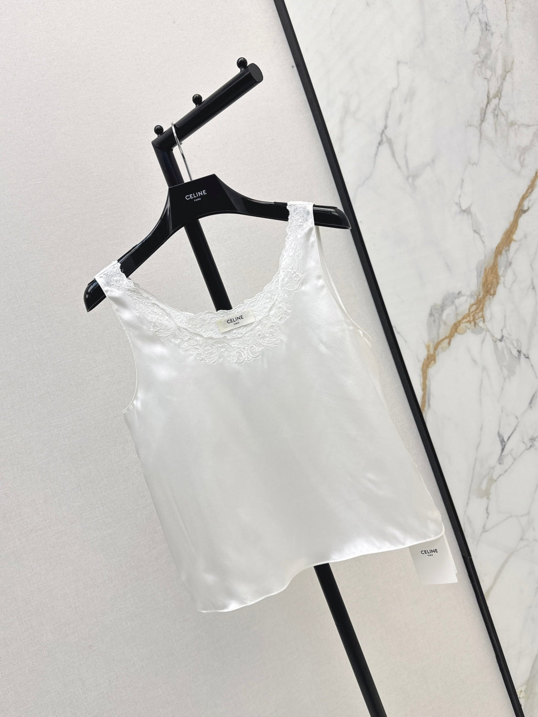 Celi  New Embroidered silk vest