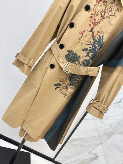 CD New Belted trench coat