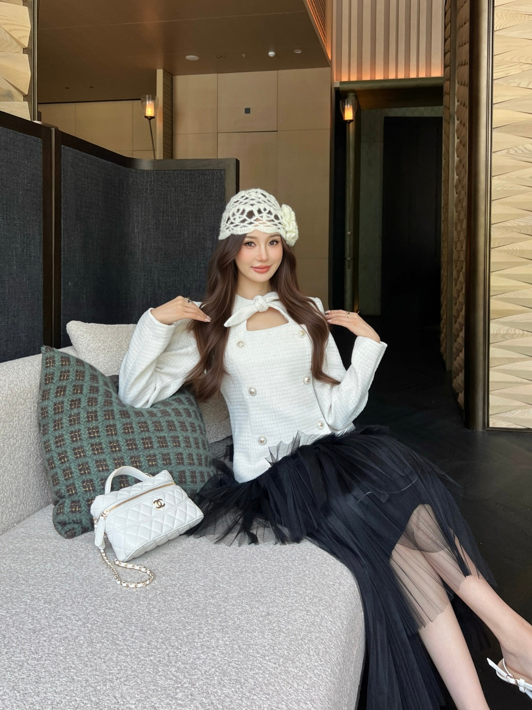 Chan New woven small coat