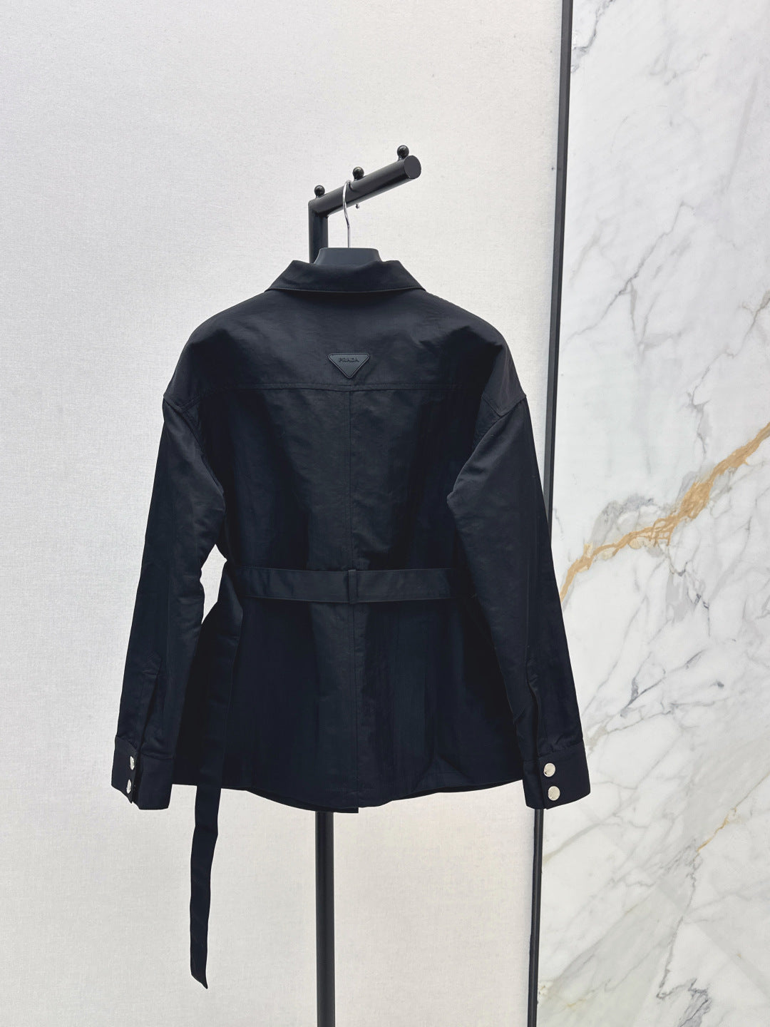 Pra New Shirt-style functional button jacket