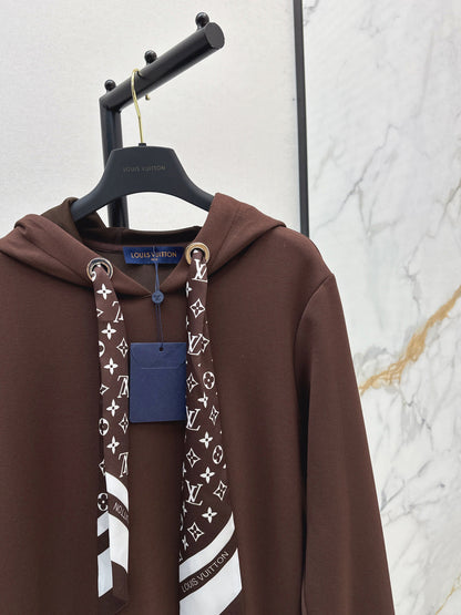 Louis  New Hooded sweatshirt dress