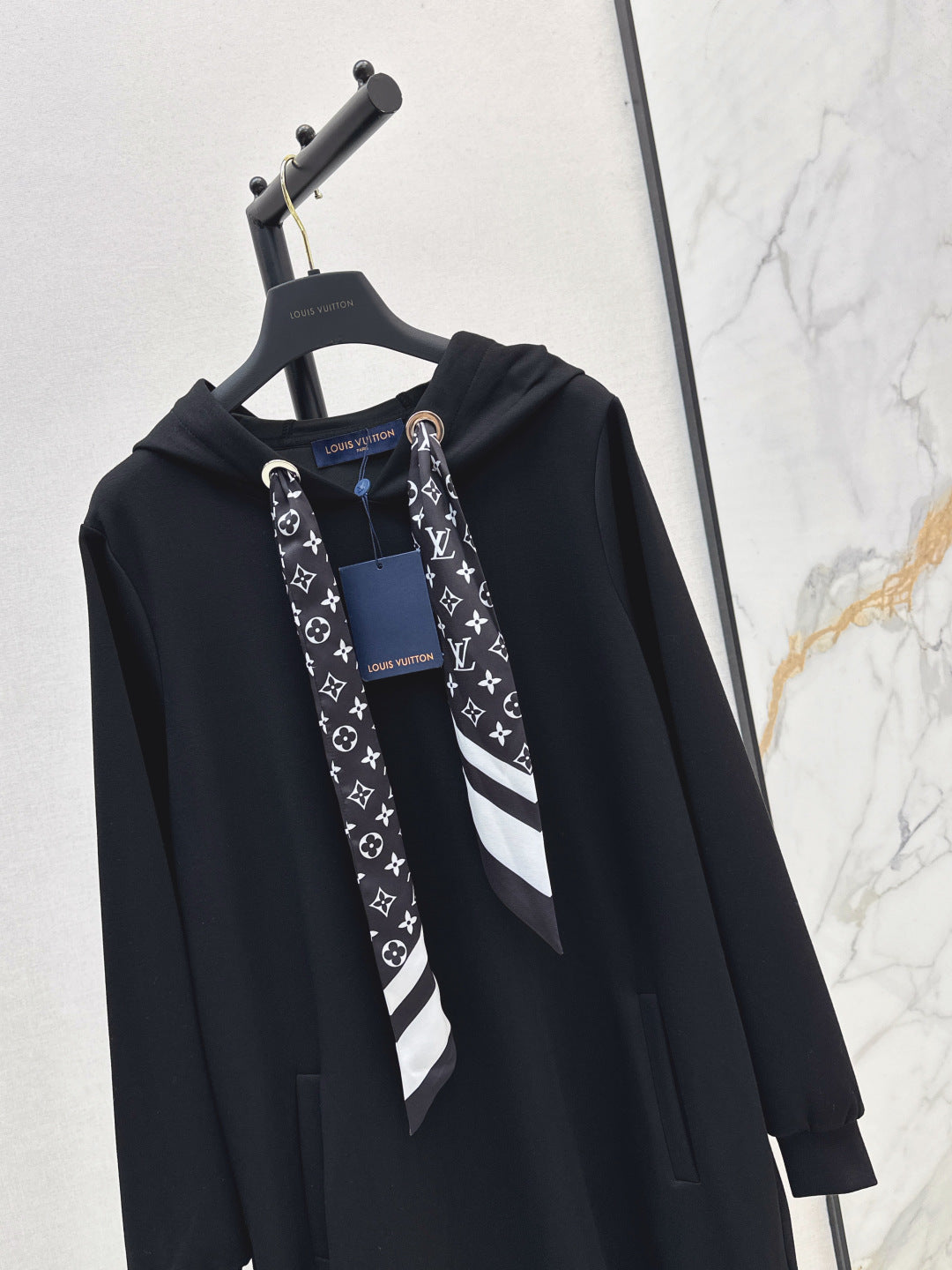 Louis  New Hooded sweatshirt dress