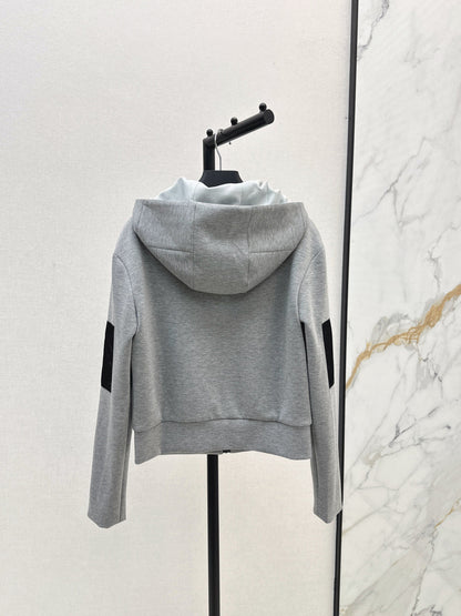 Pra  New Hooded zip-up jacket