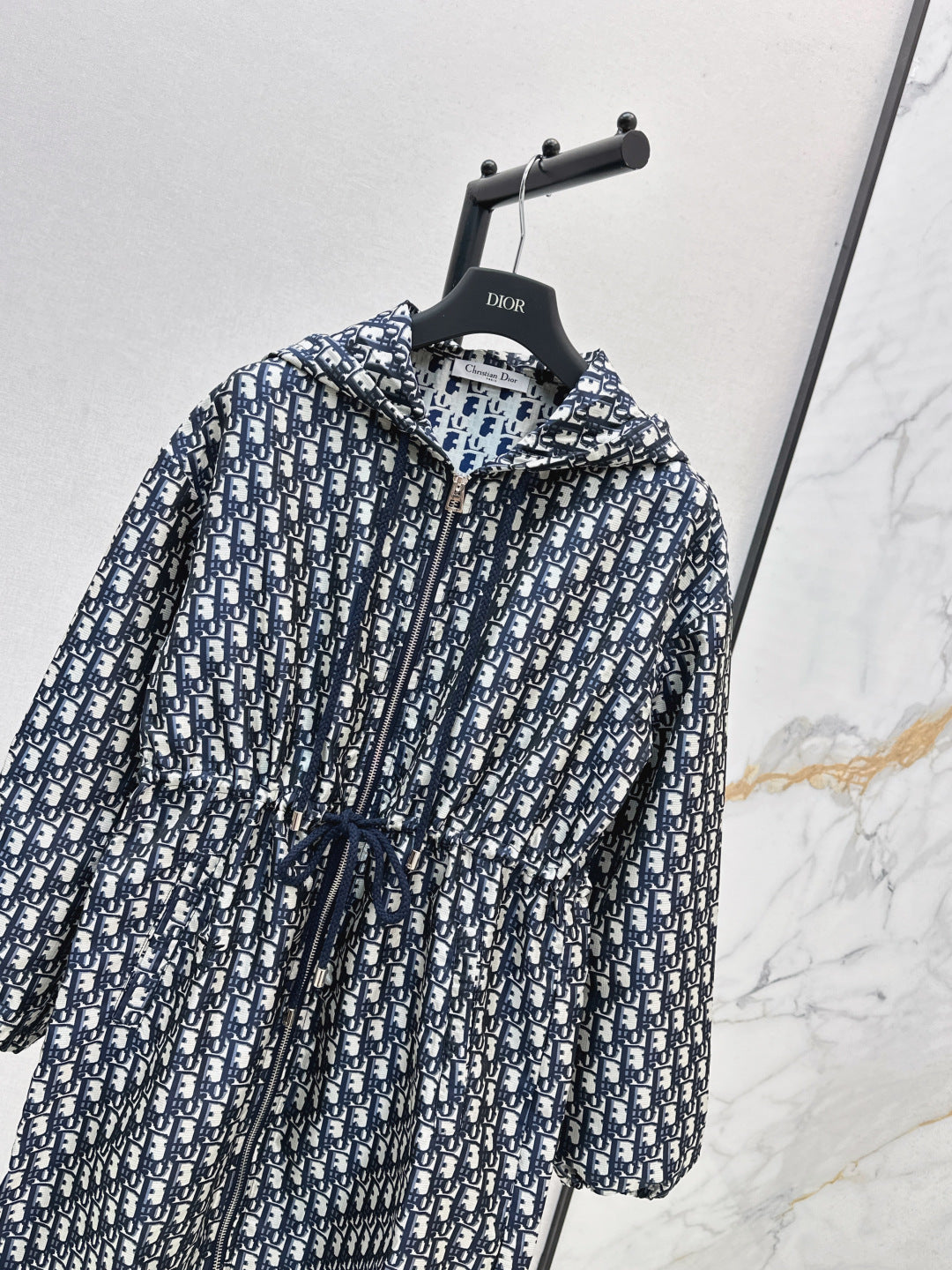 CD  New hooded drawstring dress