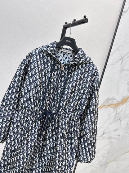 CD  New hooded drawstring dress