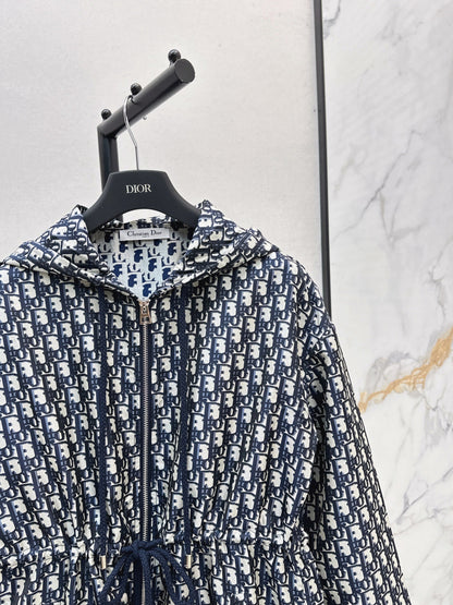 CD  New hooded drawstring dress