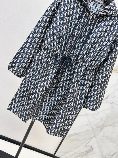 CD  New hooded drawstring dress