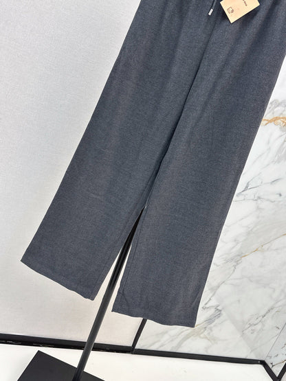 Miu New elastic waist trousers