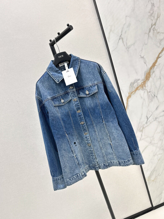 CD  New printed denim jacket