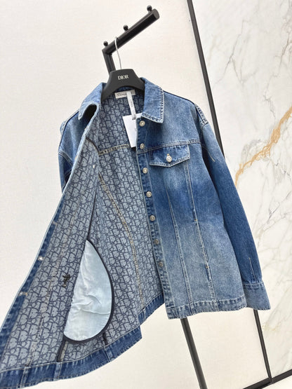 CD  New printed denim jacket
