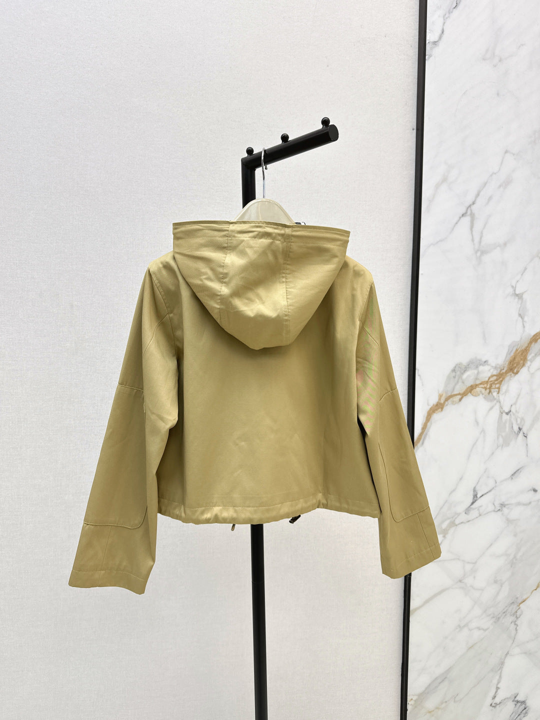 Bur New Hooded short windbreaker jacket