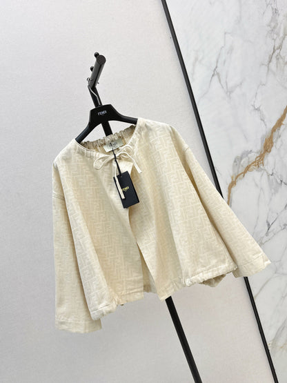 Fend New Printed cape coat