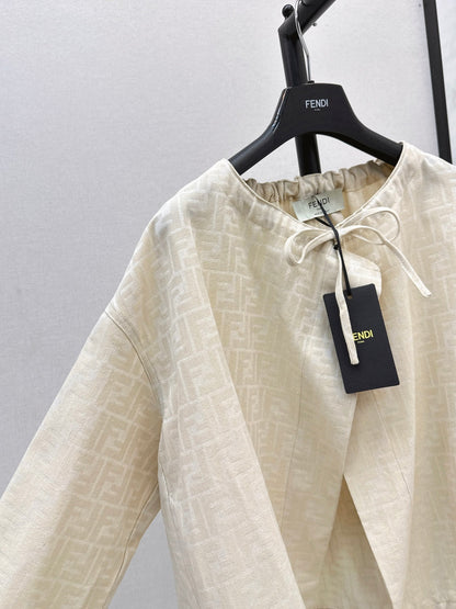 Fend New Printed cape coat