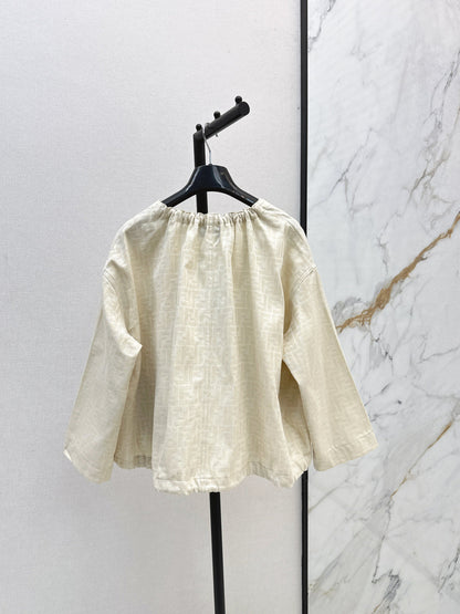 Fend New Printed cape coat