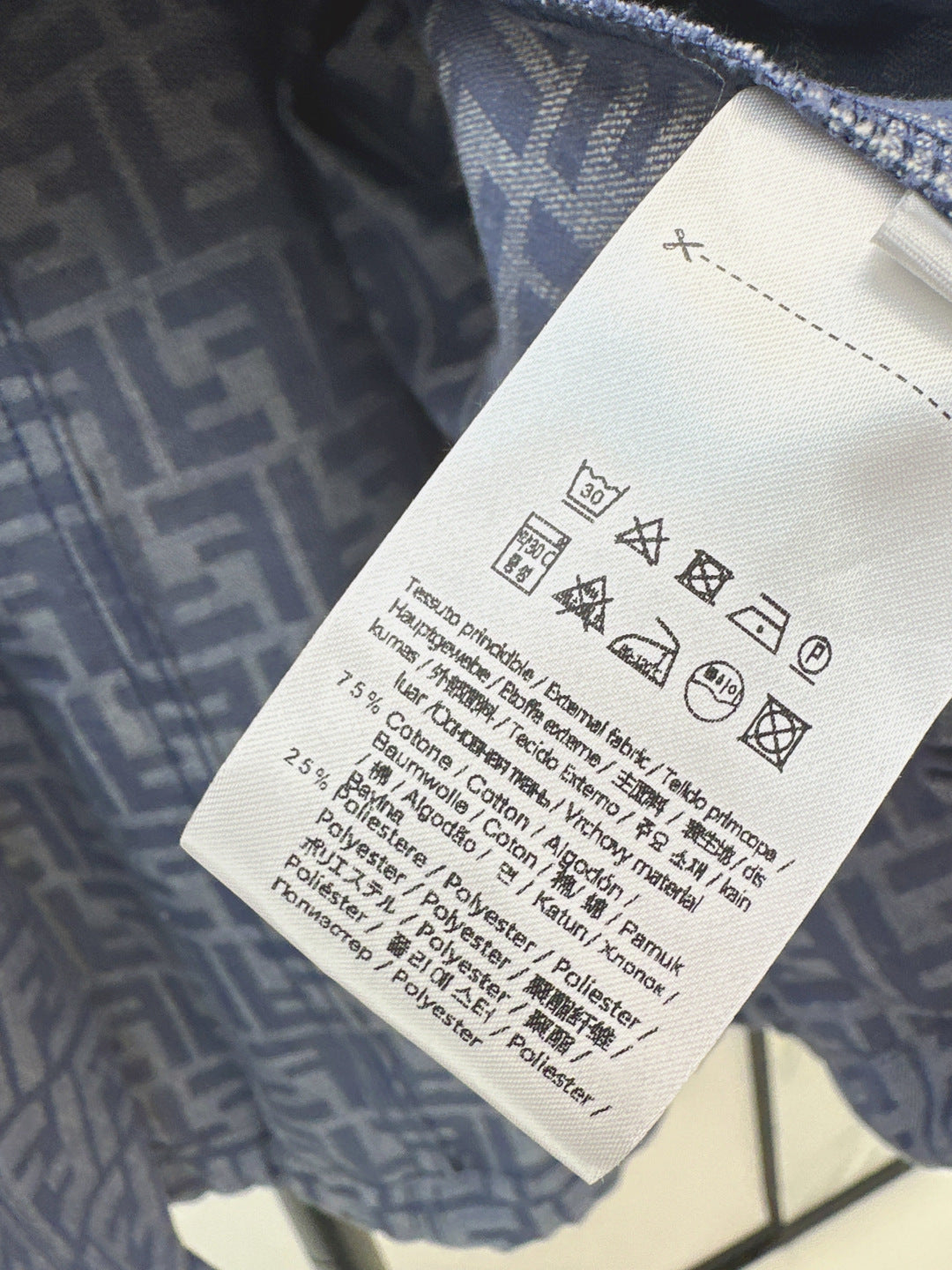 Fend New Printed cape coat