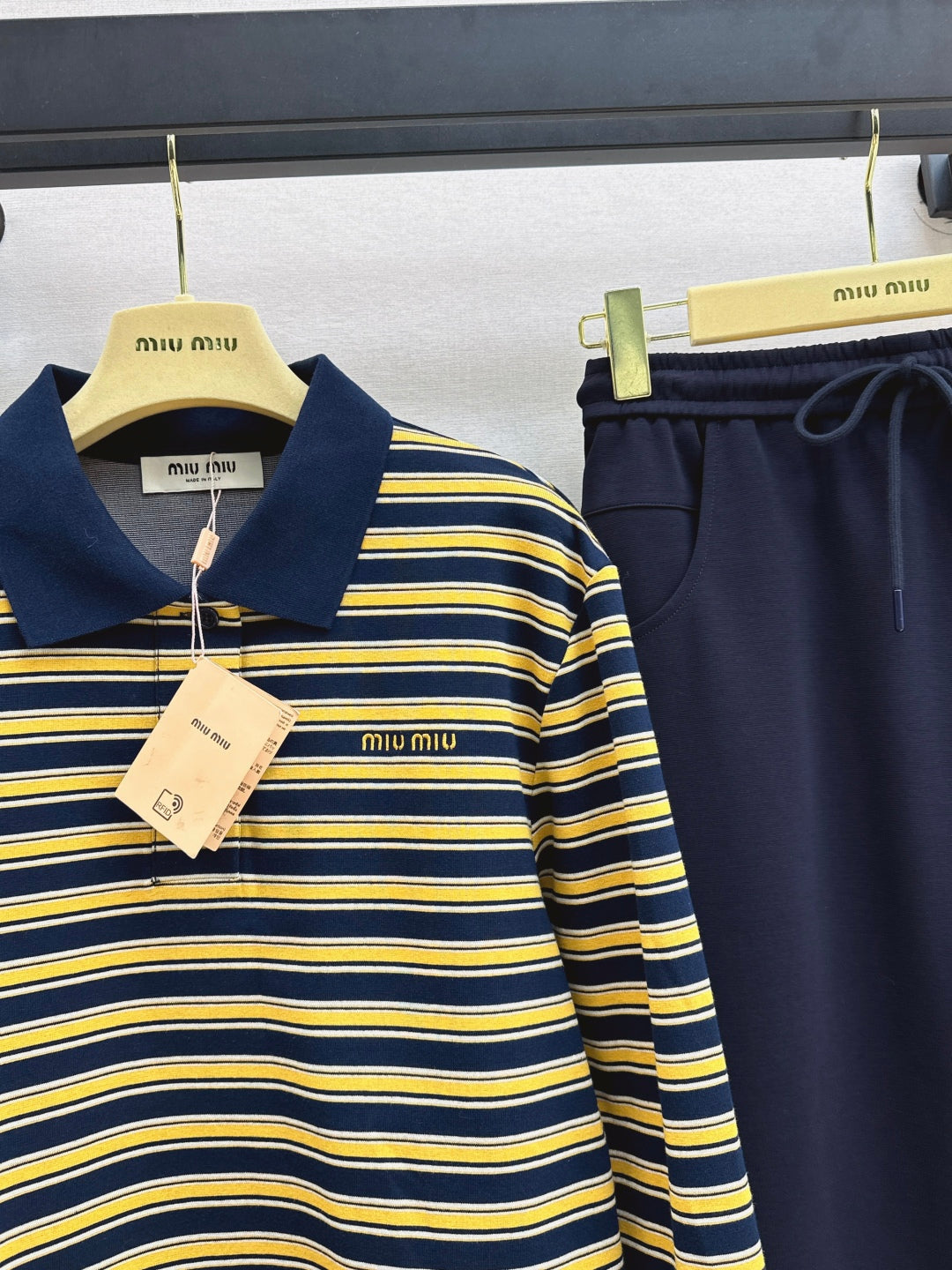 Miu New striped casual suit