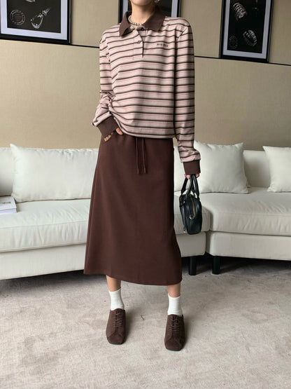 Miu New striped casual suit