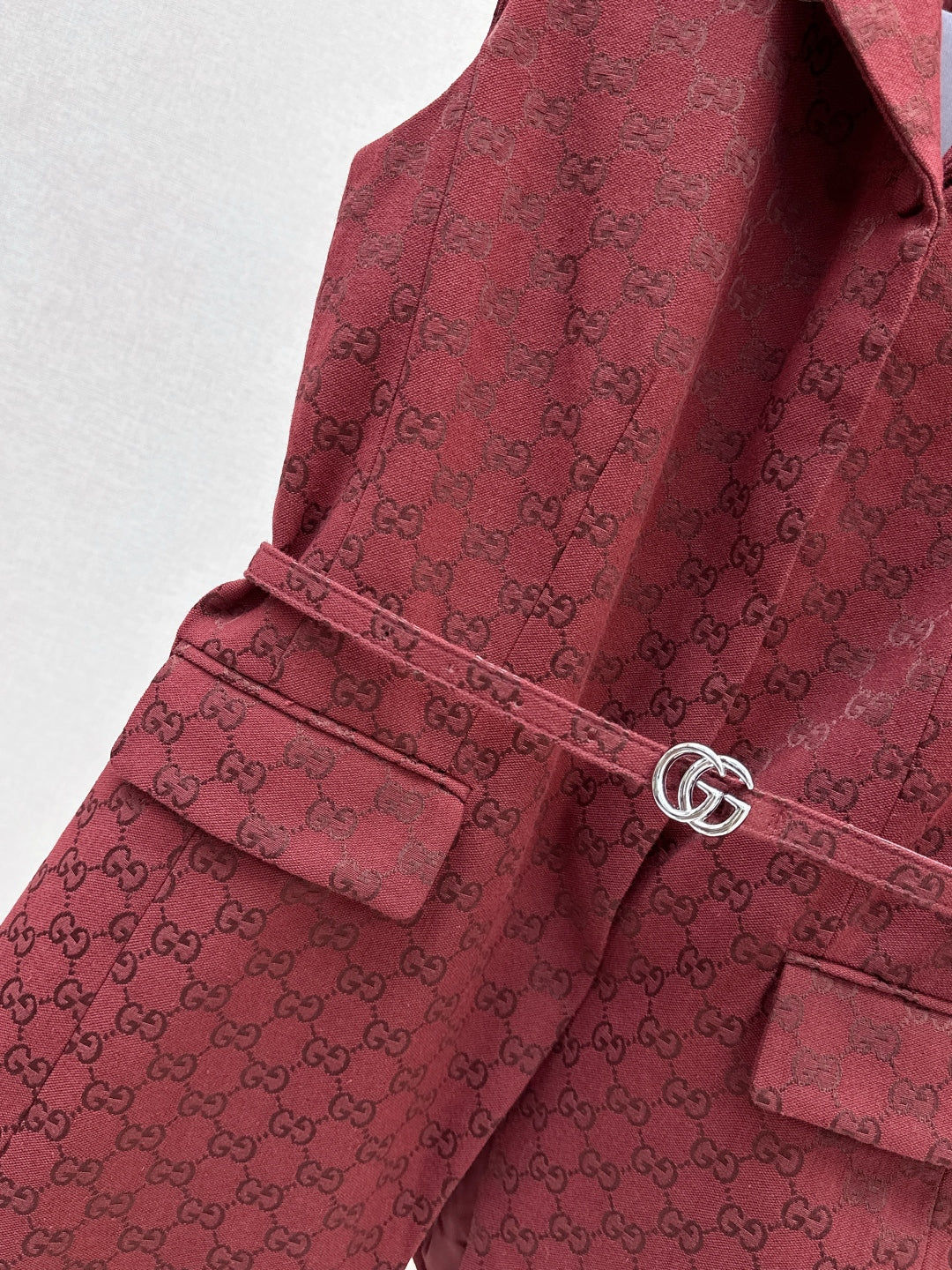 Guc New jacquard vest