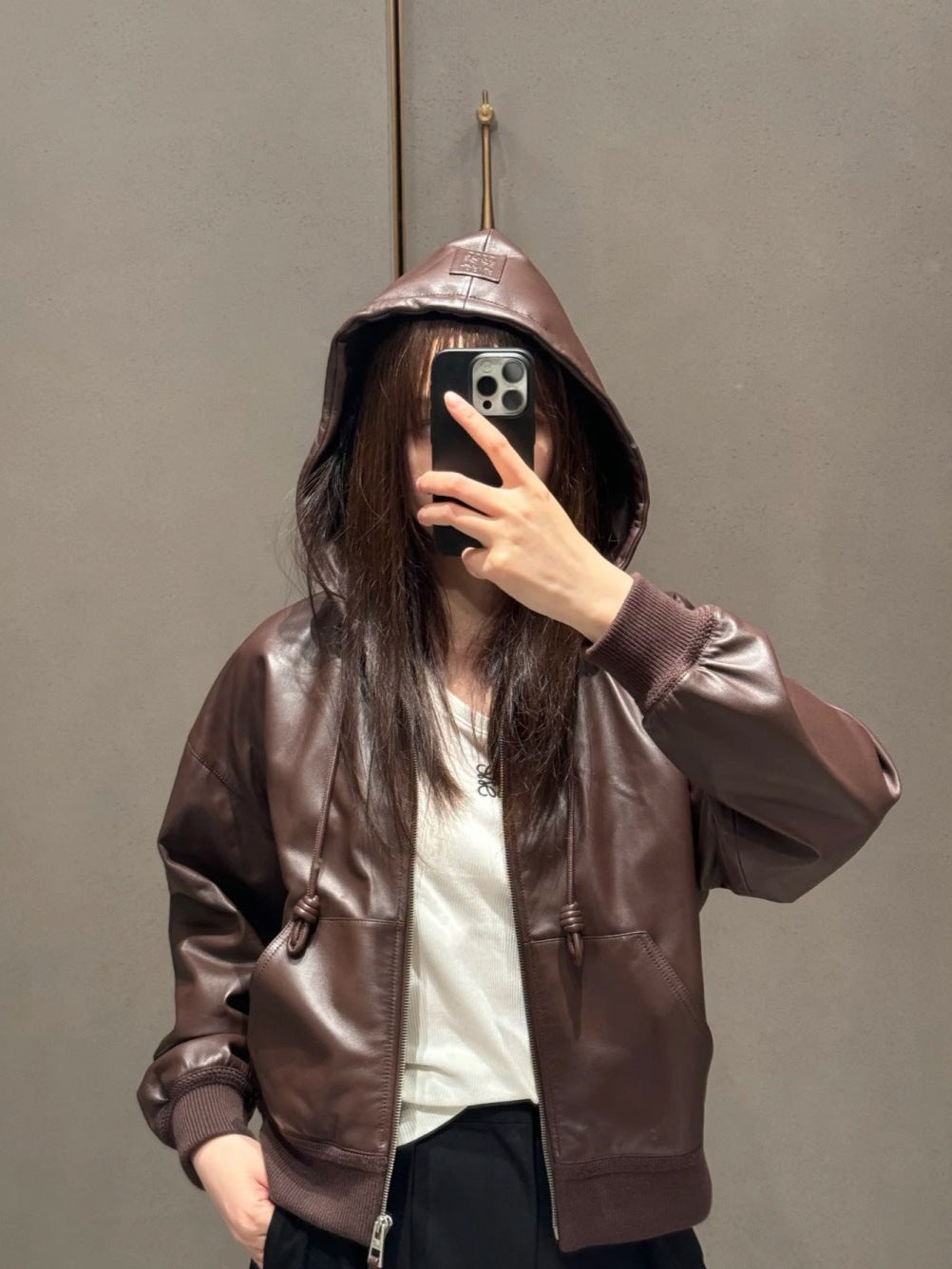 Loe New leather jacket