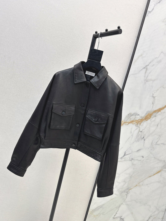 Brune New leather jacket