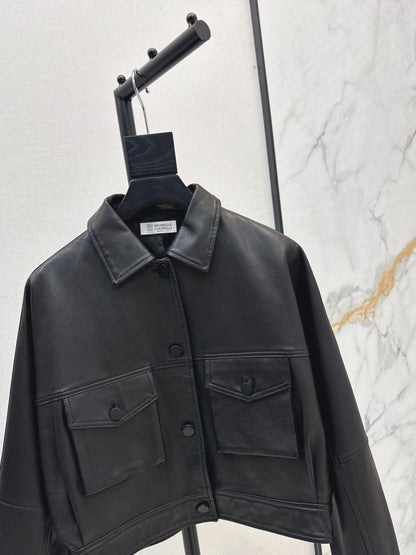 Brune New leather jacket