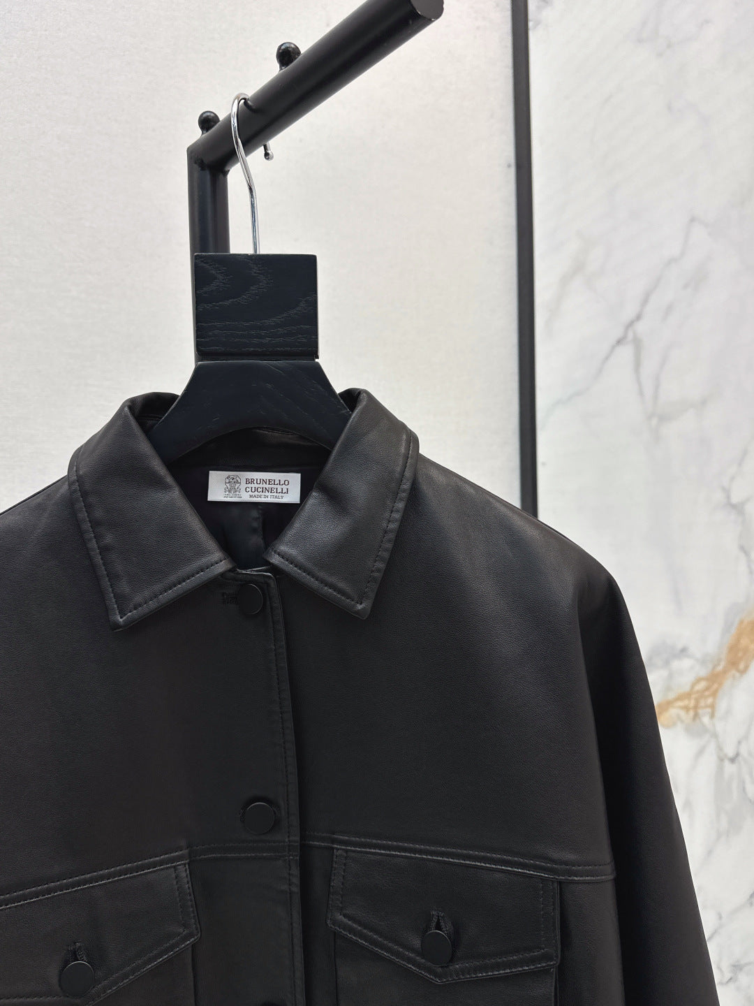 Brune New leather jacket