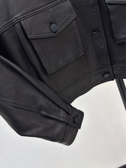 Brune New leather jacket