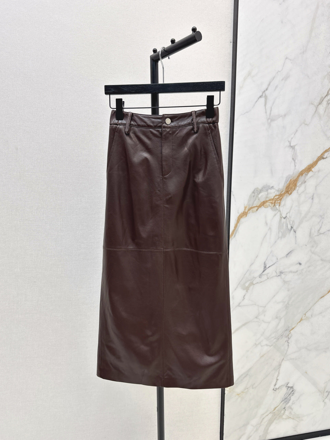Brune New Leather skirt