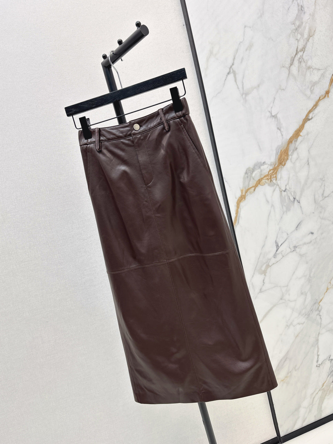 Brune New Leather skirt