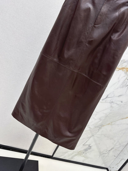 Brune New Leather skirt