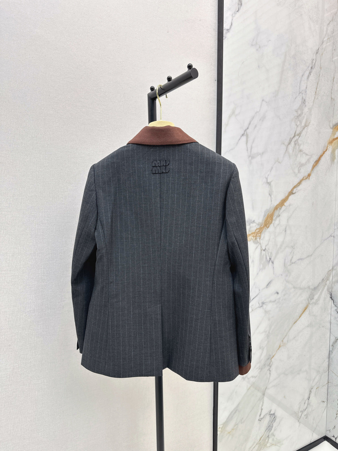 Miu New striped blazer