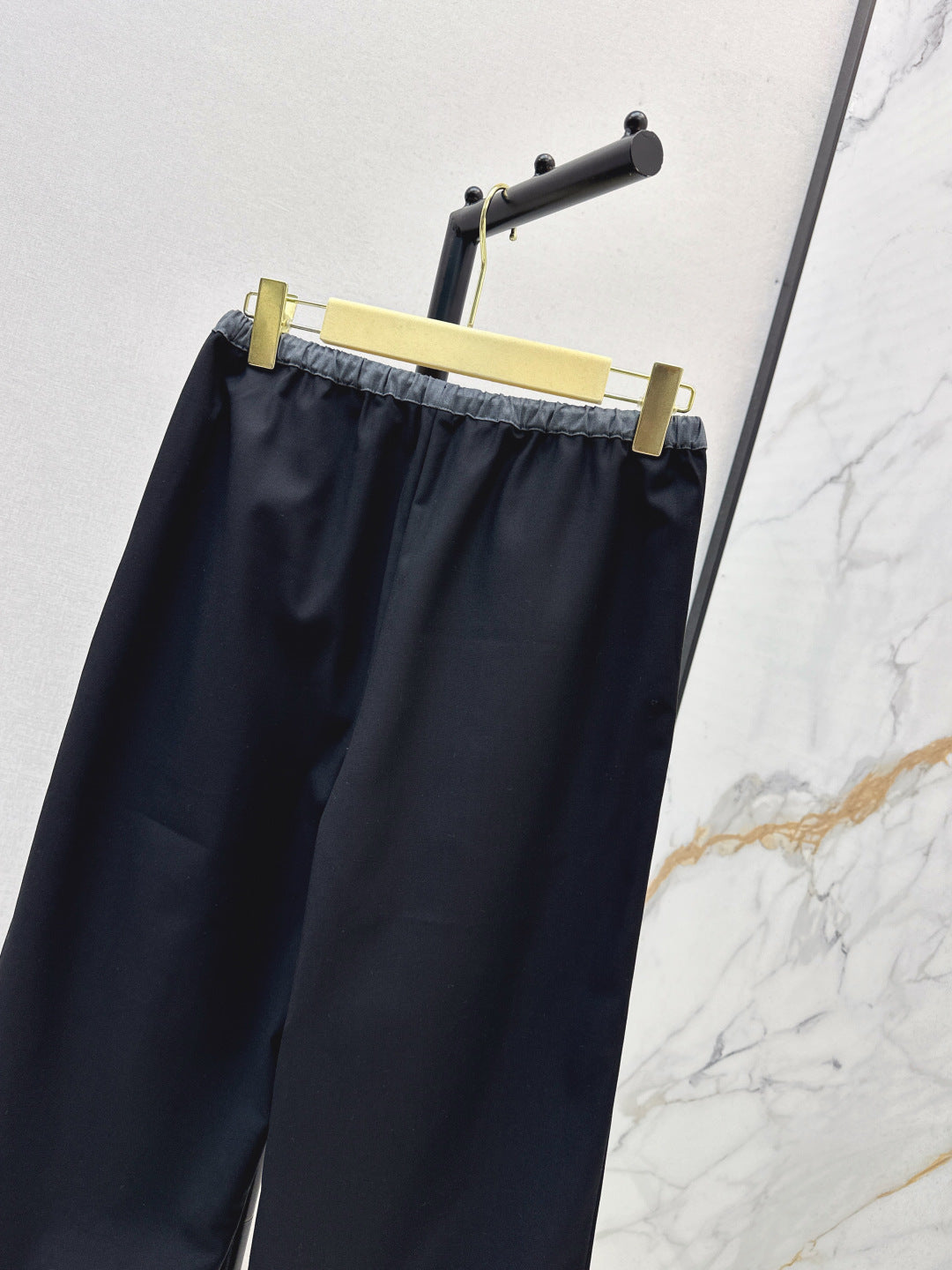 Miu New drawstring straight-leg pants