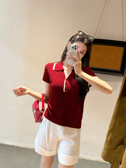 Max New short-sleeved sweater